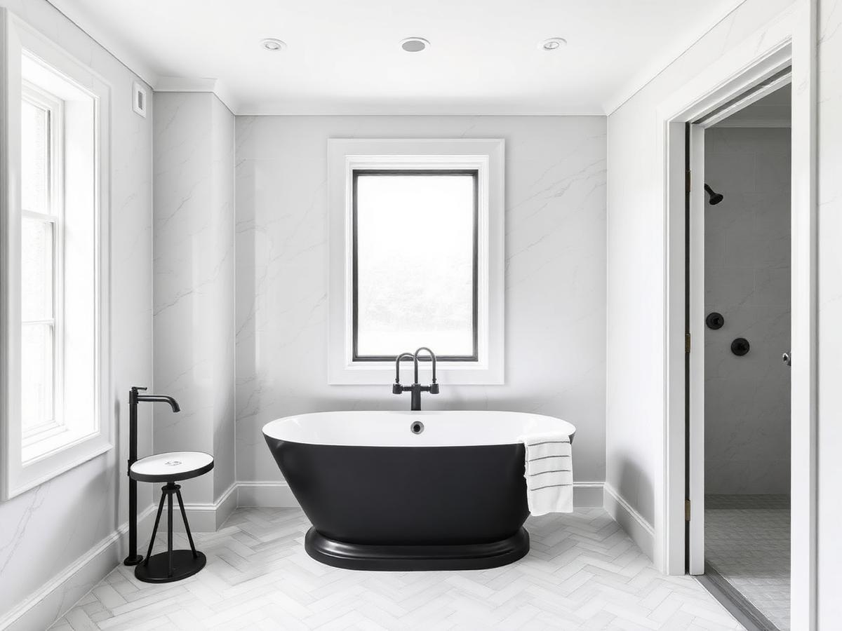 Marble bathroom retreat